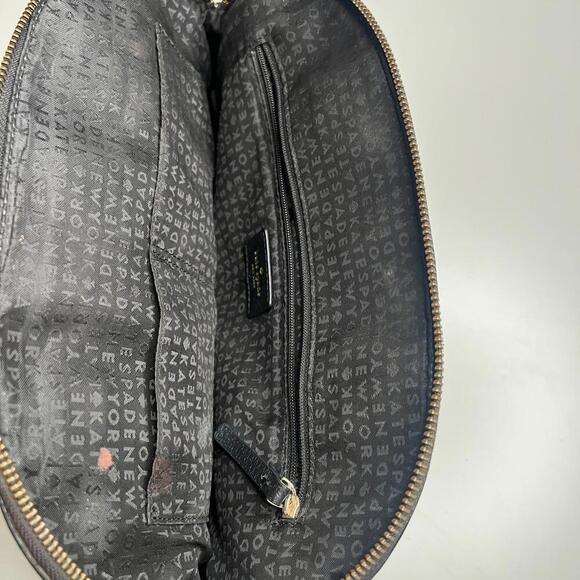 Kate Spade Cedar Street Carly Satchel Black Leather Handbag - Picture 7 of 9